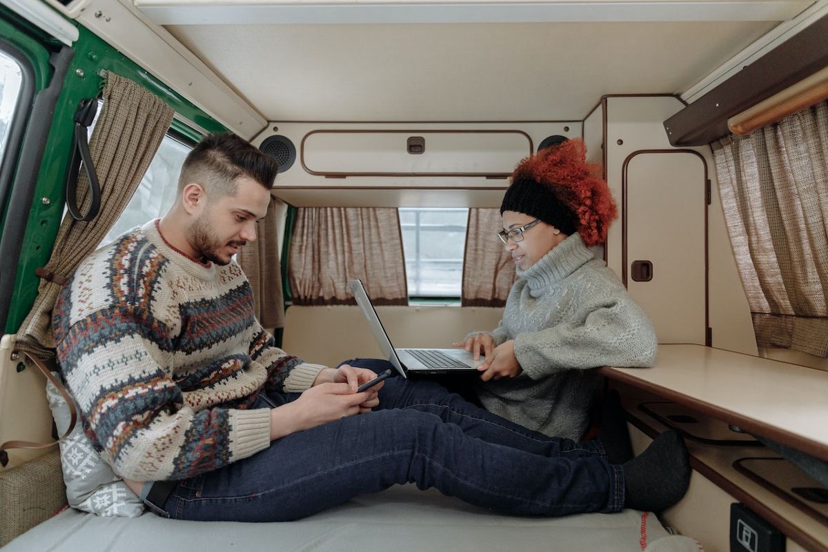 Finding a job and working remotely in an RV